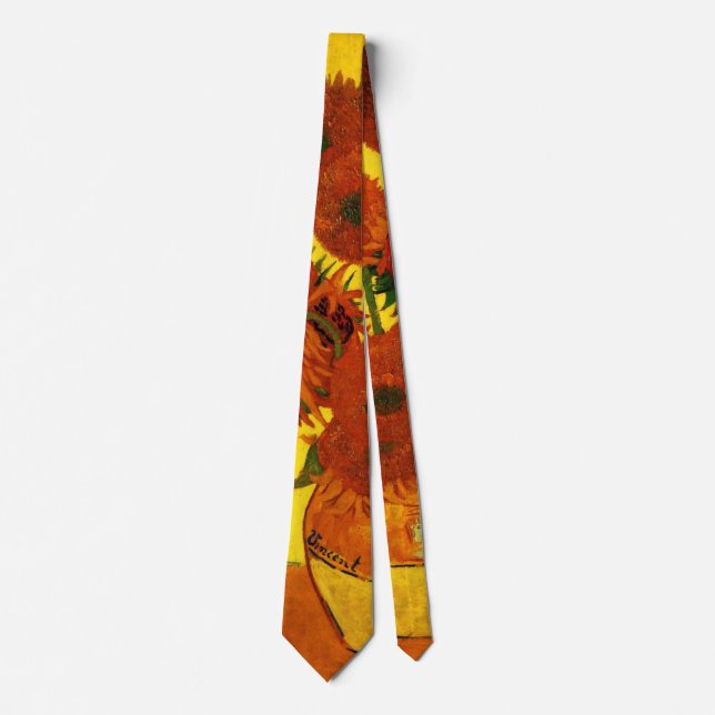 Stilleben Vas med 15 solrosor Vincent van Gogh Slips (Framsida)