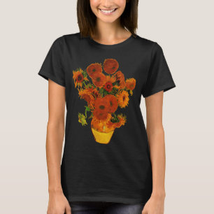 Stilleben Vas med 15 solrosor Vincent van Gogh T Shirt