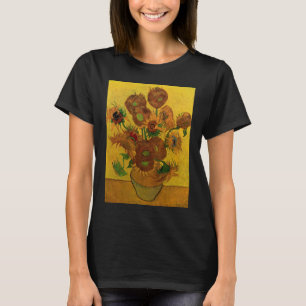 Stilleben Vas med 15 solrosor Vincent van Gogh T Shirt