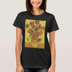 Stilleben Vas med 15 solrosor Vincent van Gogh T Shirt