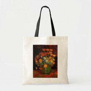 Stilleben Vas med Zinnias av Vincent van Gogh Tygkasse