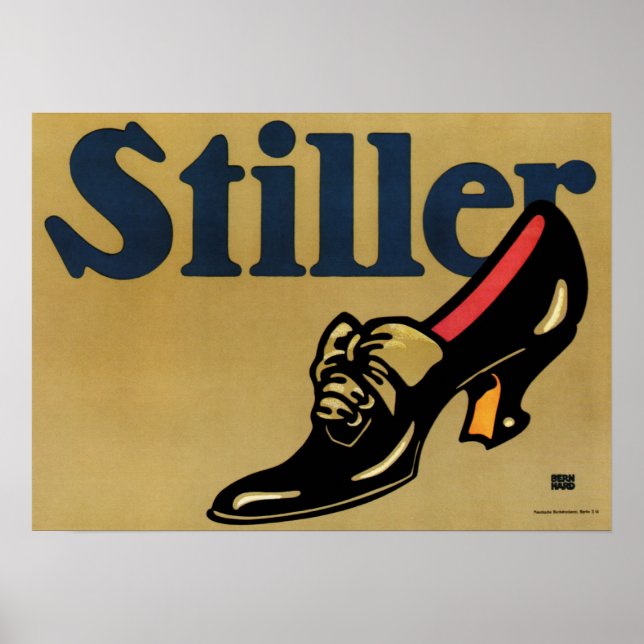STILLER SHOES Deutsch Sachplakat Lucien Bernhardt Poster (Framsidan)