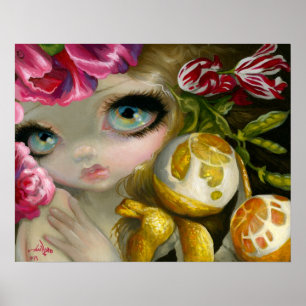 Stilleven III: Citroen ART PRINT lever fortfarande Poster