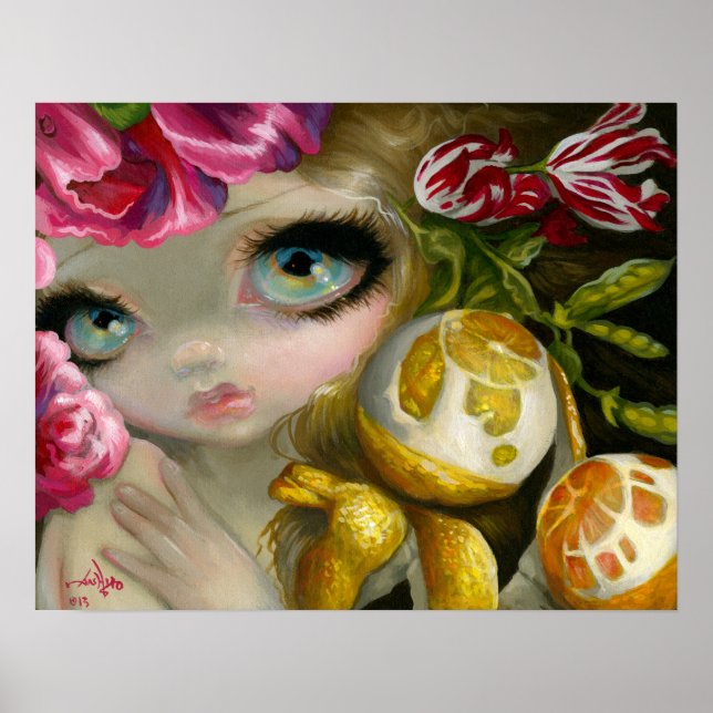 Stilleven III: Citroen ART PRINT lever fortfarande Poster (Framsidan)