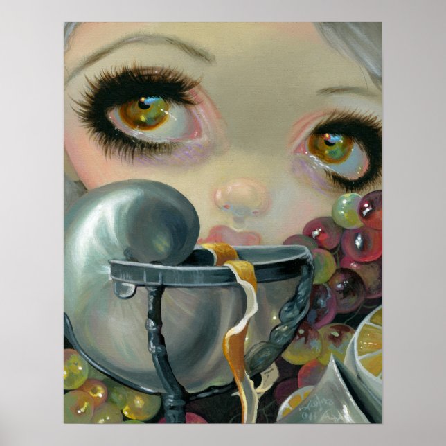 Stilleven IV: Nautilusbeker ART PRINT Pop Surreal Poster (Framsidan)