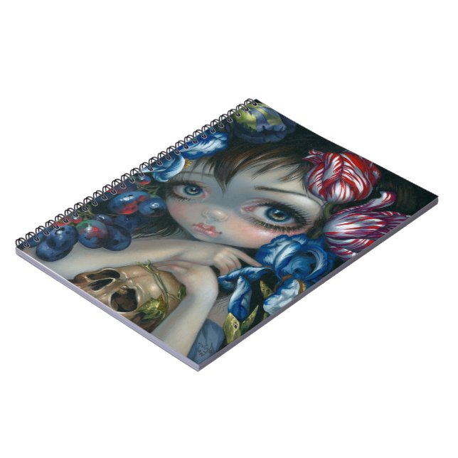 "Stilleven VII:  Bloesem" anteckningsbok (Vänstra Sidan)