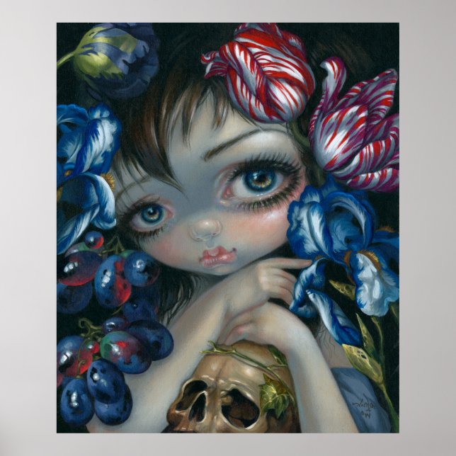 Stilleven VII: Bloesem ART PRINT lowbrow art Poster (Framsidan)
