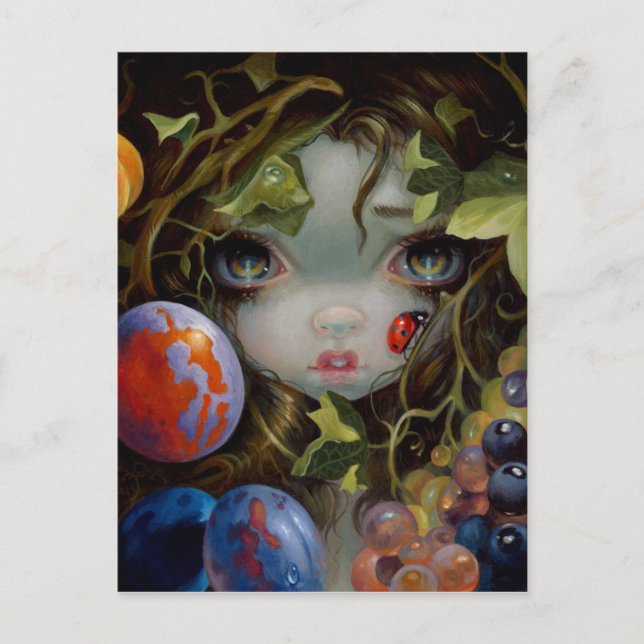 "Stilleven VIII: Lieveheersbeestje’ vykort (Framsida)