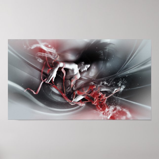 Stillhet - Aids medvetandegörande Kampanj Poster (Framsidan)