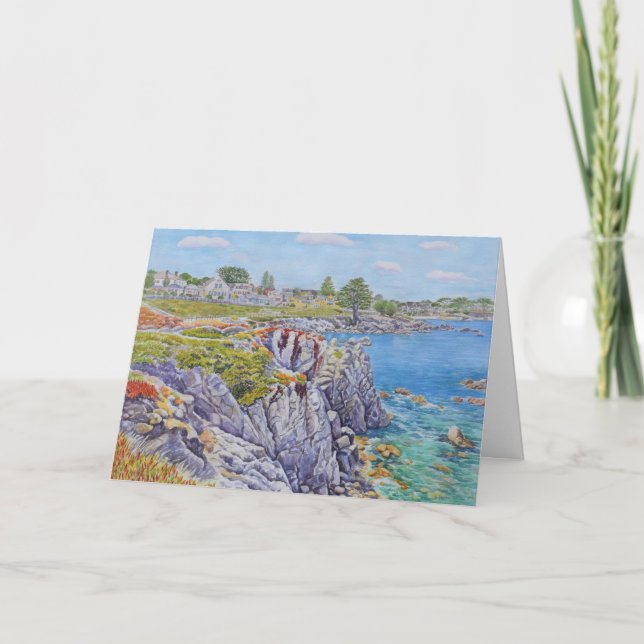 Stillhet i Pacific Grove Kort (Framsida)