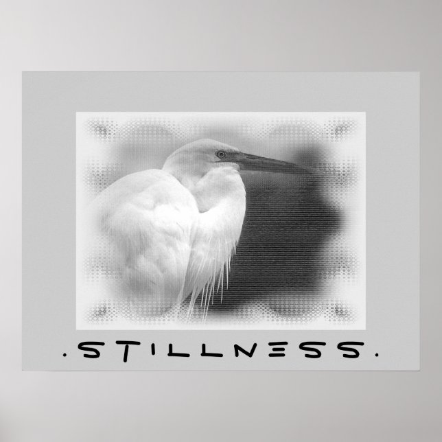 Stillhet Poster (Framsidan)