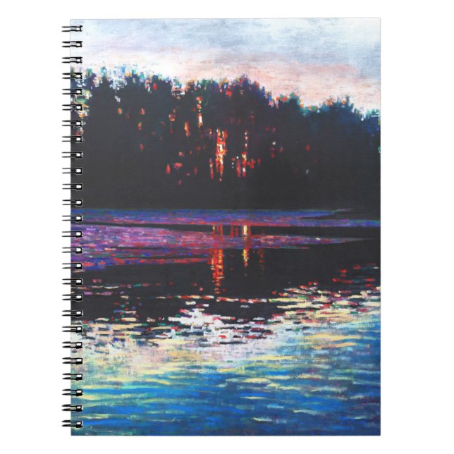 Stillness i mitt 2013 anteckningsbok med spiral (Framsidan)