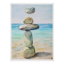 Stillness i Rörelse - Zen Beach Stones