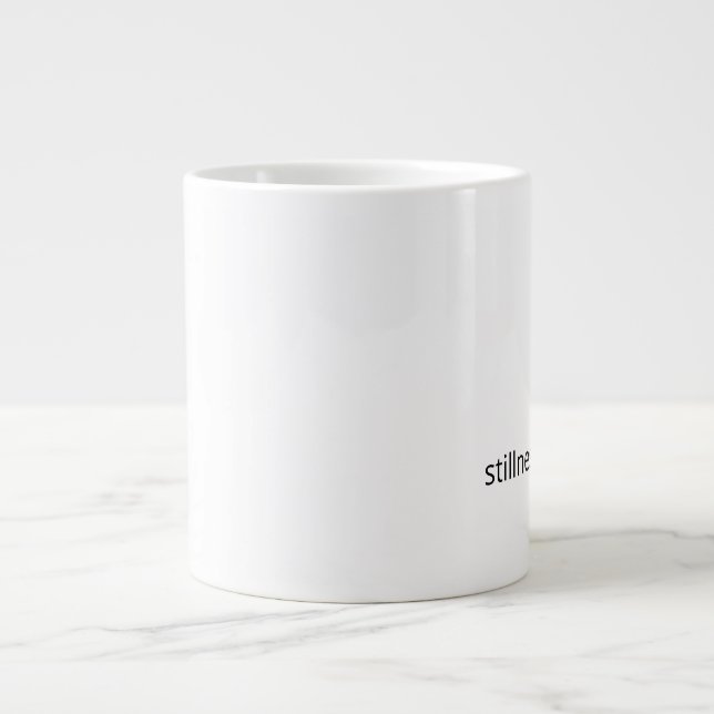 Stillness Is Allowed – Calm Reassurance Coffee Mug Jumbo Mugg (Framsidan)