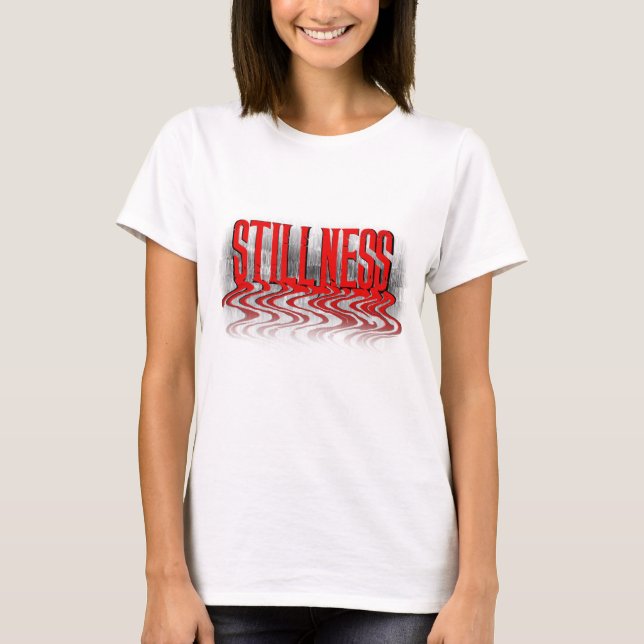 STILLNESS | Melancholy x Typography T Shirt (Framsida)
