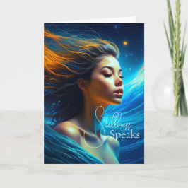 Stillness Speaks | Meditation Celestial Art Kort