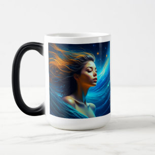 Stillness Speaks Meditation Celestial Art Magisk Mugg