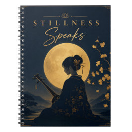 Stillness talar | Mindfulness-anteckningsbok Anteckningsbok