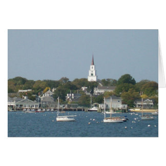 Stillsam hamn hälsningskort