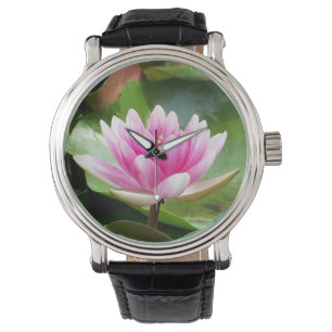 Stillsam lotusblomma armbandsur