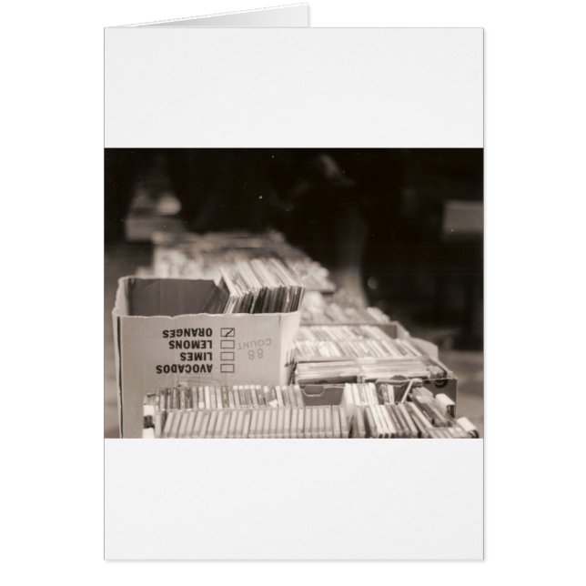 stillsiffra hälsningskort (Framsidan)