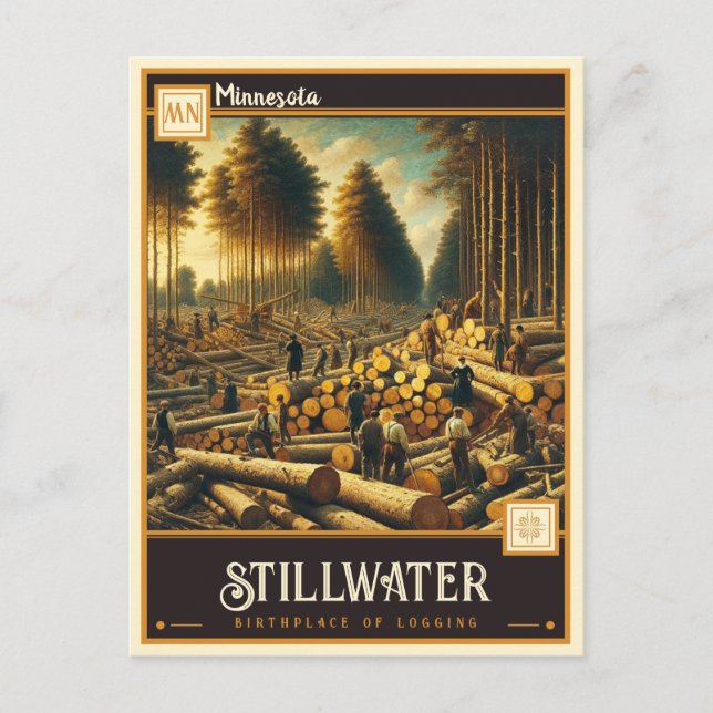 Stillwater, Minnesota | VINTAGE Vykort (Framsida)