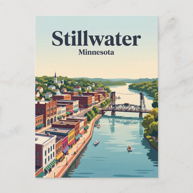 Stillwater, Minnesota Vykort (Framsida)