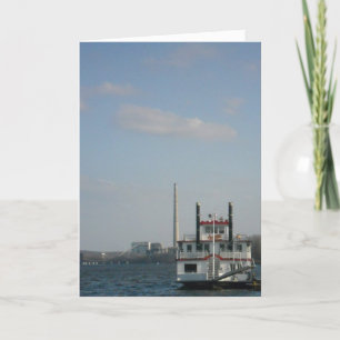 "Stillwater Riverboat" gratulationskort Kort
