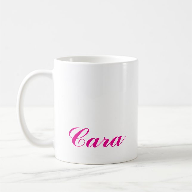 STILREN ENKEL ANPASSAD NAMN BRUDJUNGFRU MODERN  KAFFEMUGG (Vänster)