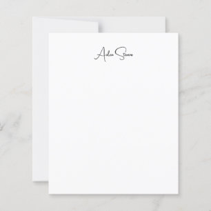 Stilren Enkel Omtänksam Minimalistisk Namn Pappers
