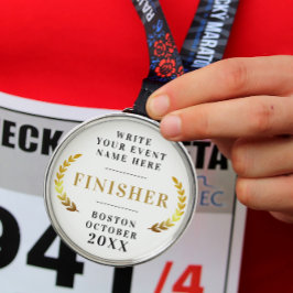 Stilren Klassisk Guldkrans Finisher | Examen   Julgransprydnad Metall