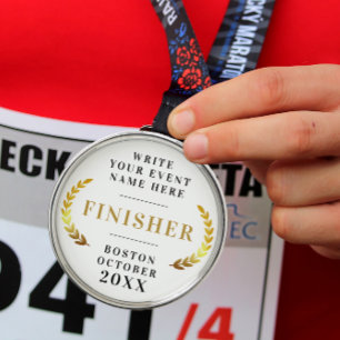 Stilren Klassisk Guldkrans Finisher Examen Julgransprydnad Metall