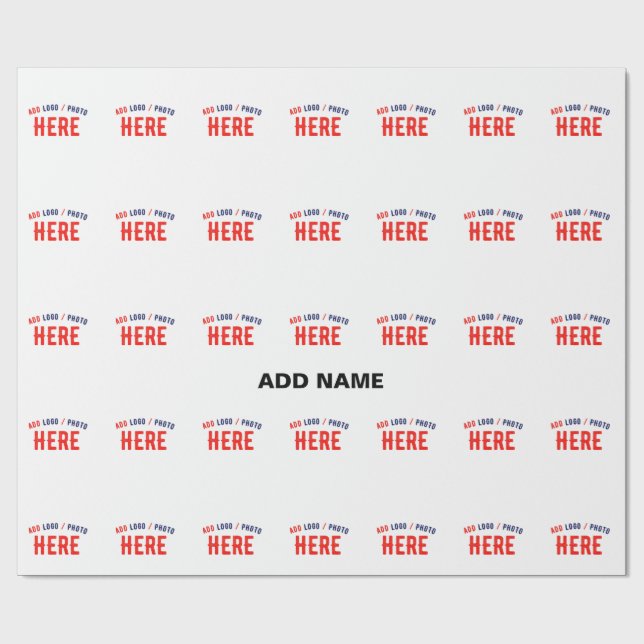 STILREN MODERN ANPASSNINGSBAR VIT VERIFIERAD VARUM PRESENTPAPPER (Platt)