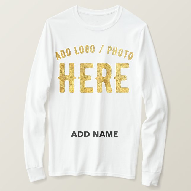 STILREN MODERN ANPASSNINGSBAR VIT VERIFIERAD VARUM T SHIRT (Design framsida)