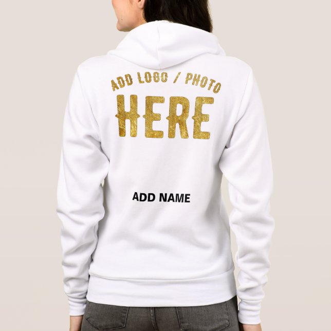 STILREN MODERN ANPASSNINGSBAR VIT VERIFIERAD VARUM T SHIRT (Baksida)