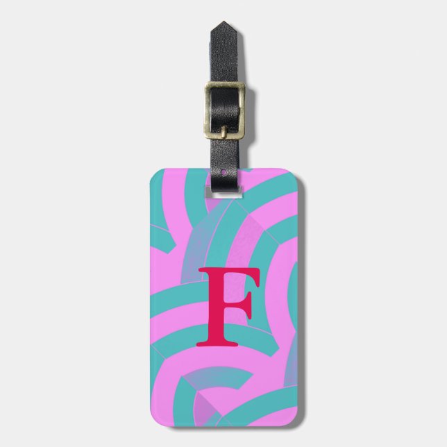 stilren modern stil initial kilform bagagebricka (Vertikal Framsida)
