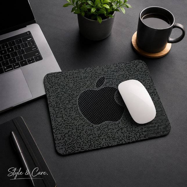Stilrent Apple Märkes Design Modern Musröja Musmatta (Stylish Apple Mark Design Contemporary Mouse Pad)
