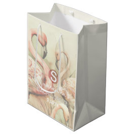 Stilrent Chic Flamingo Monogram Personlig