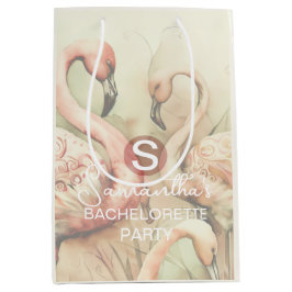 Stilrent Chic Flamingo Monogram Personlig