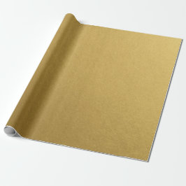 Stilrent Enkelt Metalliskt Inspirerat Guld Presentpapper