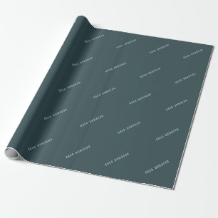 Stilrent modernt namn   Blågrå Presentpapper