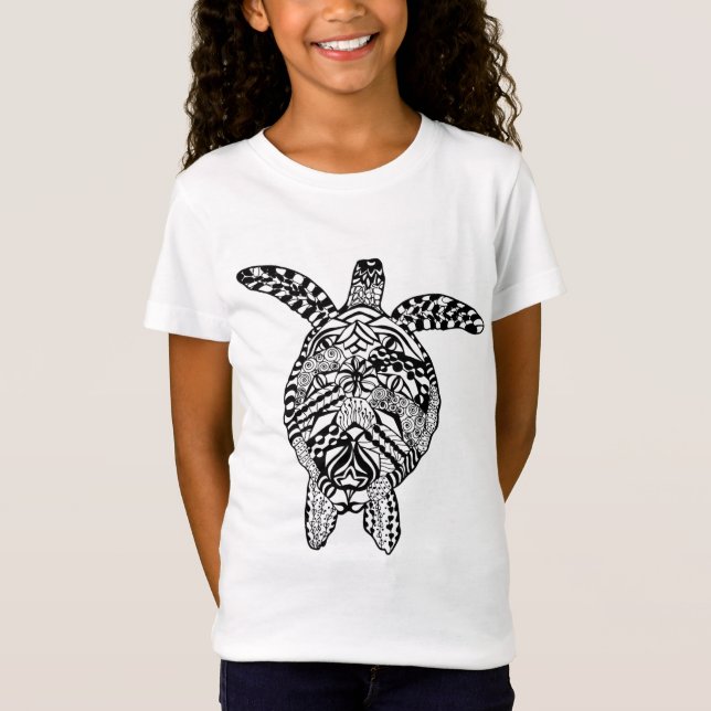 Stilsköldpadda T-shirt (Framsida)