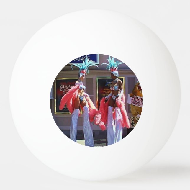 Stilt Dancers 1-stjärniga ping pong boll (Framsidan)