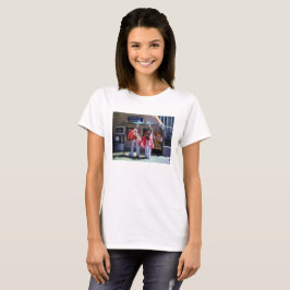 Stilt Dancers Kvinnor vit T-shirt