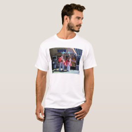Stilt Dancers manar vit T-shirt