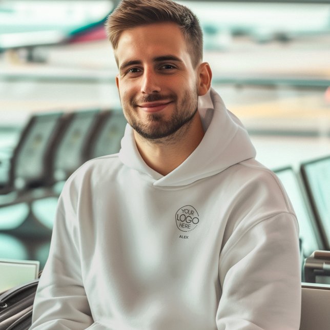 Stilt Elegant Bolagsskyddad Logotyp Hoodie (Skapare uppladdad)