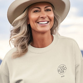 Stilt Elegant Bolagsskyddad Logotyp T Shirt