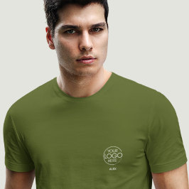 Stilt Elegant Bolagsskyddad Logotyp T Shirt