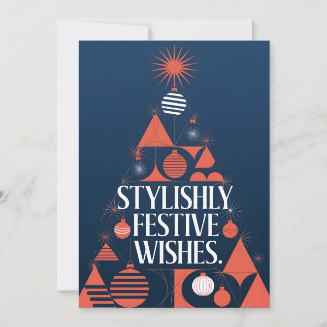 Stilt Helgdag - julkort (Framsida)