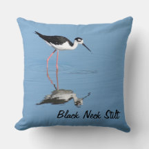 Stilt Sea Bird Nacke Dekorativ kudde